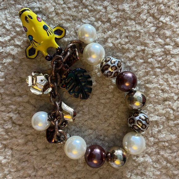 Betsy Johnson Giraffe Chunky Bracelet - Picture 3 of 4